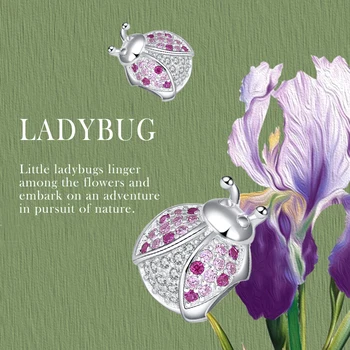StrollGirl 100%925 sterlingsilver animal ladybug bead with colorful CZ charm fit Pandora bracelet women fashion jewelry hot sale
StrollGirl 100%925 sterlingsilver animal ladybug bead with colorful CZ charm fit Pandora bracelet women fashion jewelry hot sale
