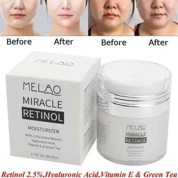 MELAO 50g Day Night 2.5% Retinol Cream Hyaluronic Acid Lines Reduces Cream Wrinkles Moisturizer Cream Fine TSLM1 Retinol Fa H7S4
MELAO 50g Day Night 2.5% Retinol Cream Hyaluronic Acid Lines Reduces Cream Wrinkles Moisturizer Cream Fine TSLM1 Retinol Fa H7S4