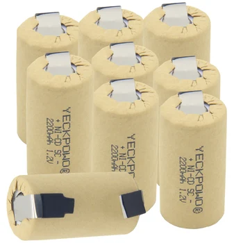 NICD 2200mAh akkumulator sub C battery rechargeable 1.2V SC batteries soldering tape welding tabs for electric tools for USAG
NICD 2200mAh akkumulator sub C battery rechargeable 1.2V SC batteries soldering tape welding tabs for electric tools for USAG