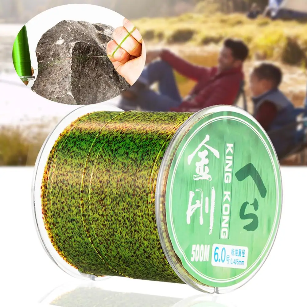 Professional 500M Fluorocarbon Monofilament Nylon Fishing Line Rock Sea Line Camouflage Color Wheel High Quality Fish Tools
Professional 500M Fluorocarbon Monofilament Nylon Fishing Line Rock Sea Line Camouflage Color Wheel High Quality Fish Tools