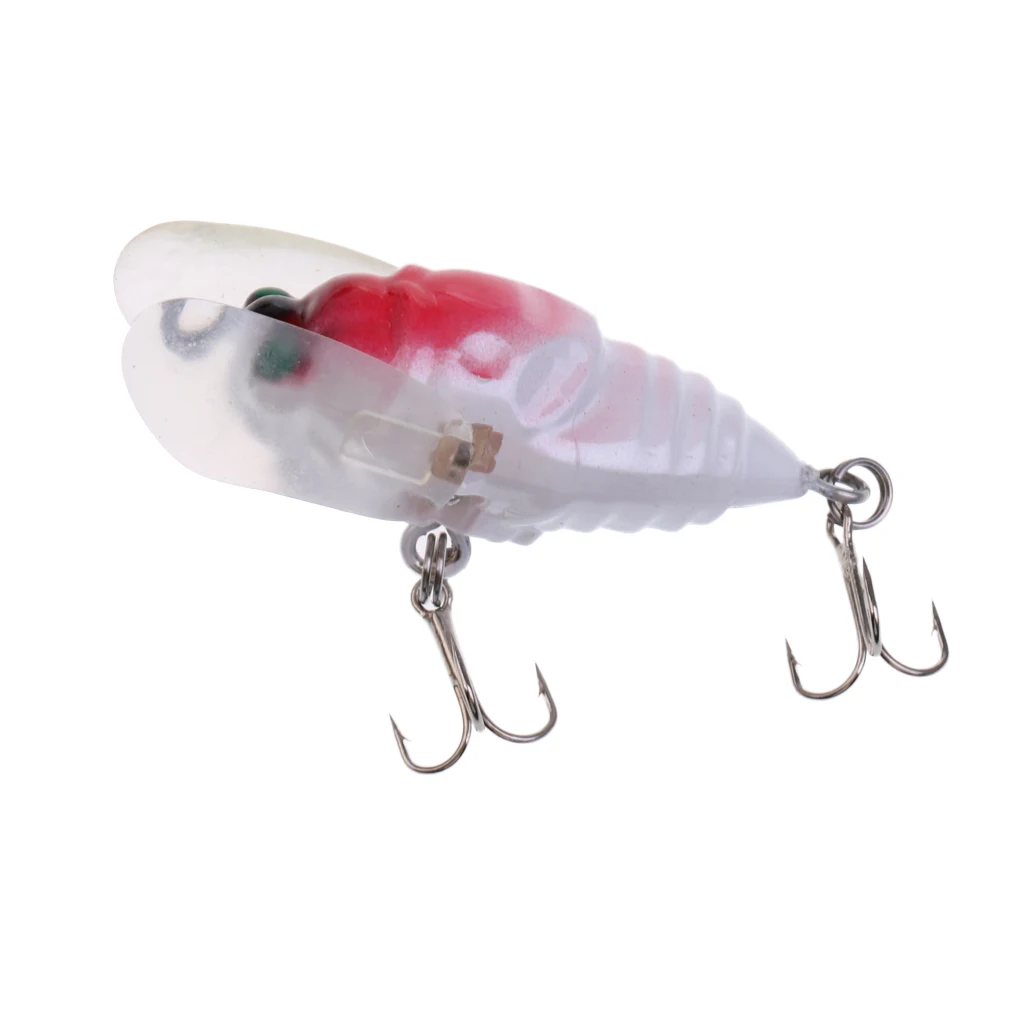 Winged Cicada Topwater Popper Crawler Freshwater Lures Bass Cod Fishing Lure Winged Cicada Topwater Popper Crawler Freshwater Lures Bass Cod Fishing Lure