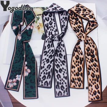 2020 New Arrivals Bag Scarf Leopard Print Silk Scarf Women Small Bag Ribbon Fashion Female Hair Ribbons Fashion Handbag Scarves
2020 New Arrivals Bag Scarf Leopard Print Silk Scarf Women Small Bag Ribbon Fashion Female Hair Ribbons Fashion Handbag Scarves