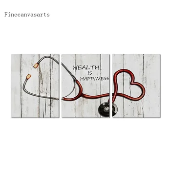 3 Panels Home Decor Poster Medical Stethoscope Canvas Wall Art Painting Modern Style Living Room Decoration Wall Decor Picture
3 Panels Home Decor Poster Medical Stethoscope Canvas Wall Art Painting Modern Style Living Room Decoration Wall Decor Picture