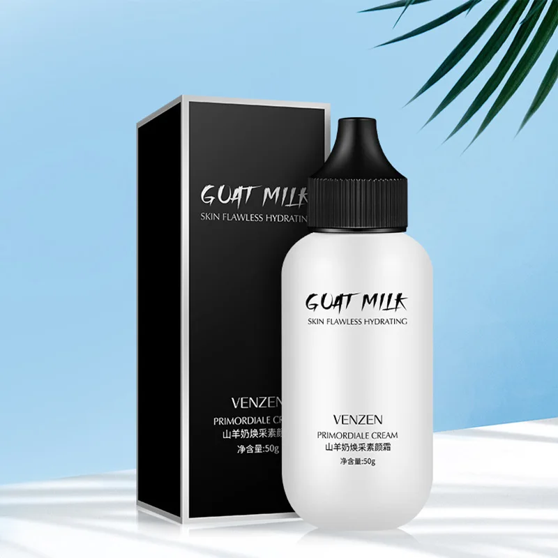 Face Base Cream Goat Milk Natural Primer Foundation Concealer Refreshing Brighten Make up Cosmetics
Face Base Cream Goat Milk Natural Primer Foundation Concealer Refreshing Brighten Make up Cosmetics