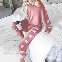 

De Pijama Holgado, Ropa De Casa De Manga Larga, Conjunto De Pijama Para Mujer De Conjunto