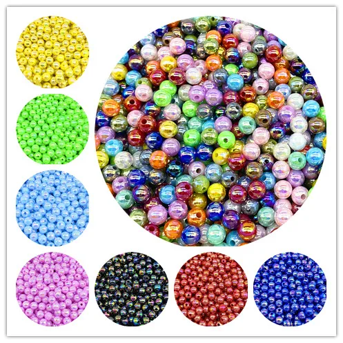 6 8 10mm AB Color Plating Acrylic Beads Loose Spacer Round Beads Garment Beads Jewelry Making DIY #Ro
6 8 10mm AB Color Plating Acrylic Beads Loose Spacer Round Beads Garment Beads Jewelry Making DIY #Ro