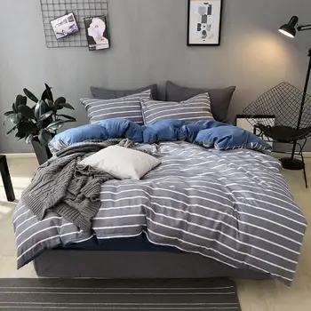 Bedding Set Bedspread Duvet Cover Sets Comforter Home Decor Washed Velvet Four Piece Set Muji Style White Stripes
Bedding Set Bedspread Duvet Cover Sets Comforter Home Decor Washed Velvet Four Piece Set Muji Style White Stripes