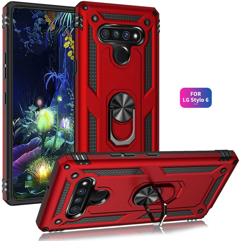 Роскошный чехол для LG K51 K50S K31 K30 2019 Aristo 3 4 5 Plus Stylo 6 подставка кольцо пальца