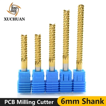 PCB Corn Milling Cutter Titanium Coated CNC Router Bit 6mm Shank End Mill Tungsten Carbide Cutter Milling Metal Router Cutter
PCB Corn Milling Cutter Titanium Coated CNC Router Bit 6mm Shank End Mill Tungsten Carbide Cutter Milling Metal Router Cutter