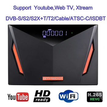 2020 newest box Gtmedia V8 UHD DVB S2 satellite receiver Builtin wifi support T2-MI H.265 DDVB-S/S2/S2X+T/T2/Cable/ATSC-C/ISDBT
2020 newest box Gtmedia V8 UHD DVB S2 satellite receiver Builtin wifi support T2-MI H.265 DDVB-S/S2/S2X+T/T2/Cable/ATSC-C/ISDBT