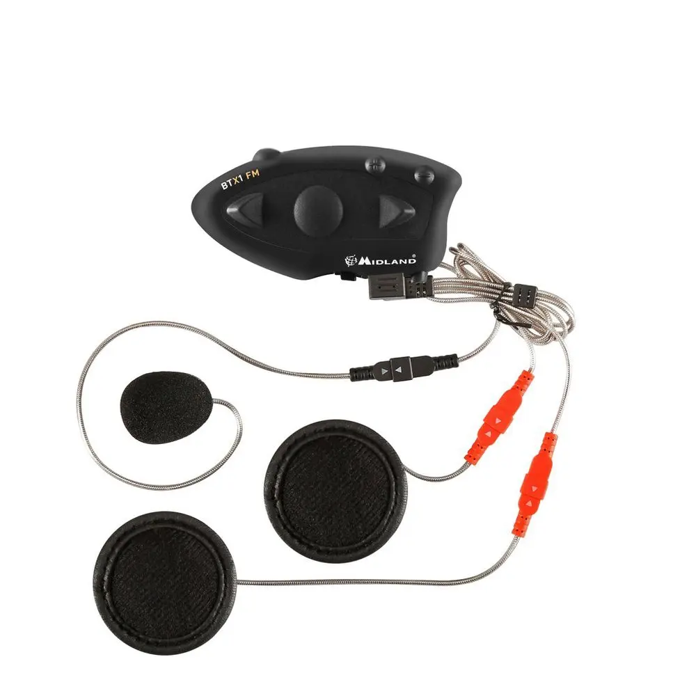 Black Durable MIDLAND BTX1 Motorcycle Helmet Headset Intercom Hands-free Interphone FM Rider-to-Passanger Intercom
Black Durable MIDLAND BTX1 Motorcycle Helmet Headset Intercom Hands-free Interphone FM Rider-to-Passanger Intercom
