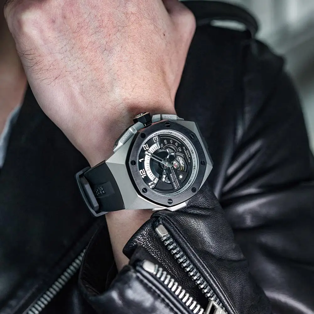 Часы мужские из нержавеющей стали с автоматической подсветкой RGA92S7|Механические