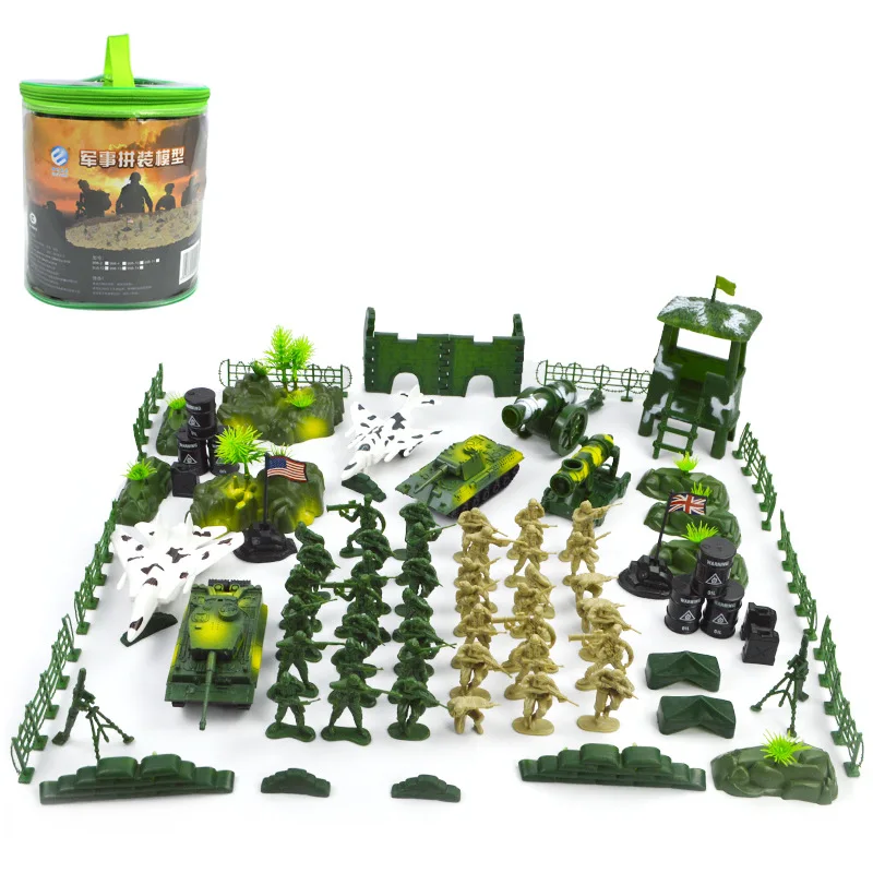 Static display military suit DIY assembled military soldier model toy Simulation combat military scene
Static display military suit DIY assembled military soldier model toy Simulation combat military scene
