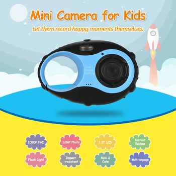 Kid Digital Video Camera 1080P 1.5" LCD Screen 4X Zoom Mini Camera w/Flash Light Multiple Languages Children Birthday Gift
Kid Digital Video Camera 1080P 1.5" LCD Screen 4X Zoom Mini Camera w/Flash Light Multiple Languages Children Birthday Gift