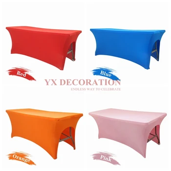 Colors Lycra Spandex Table Cover Wedding Table Cloth Overlay For Wedding Event Decoration
Colors Lycra Spandex Table Cover Wedding Table Cloth Overlay For Wedding Event Decoration