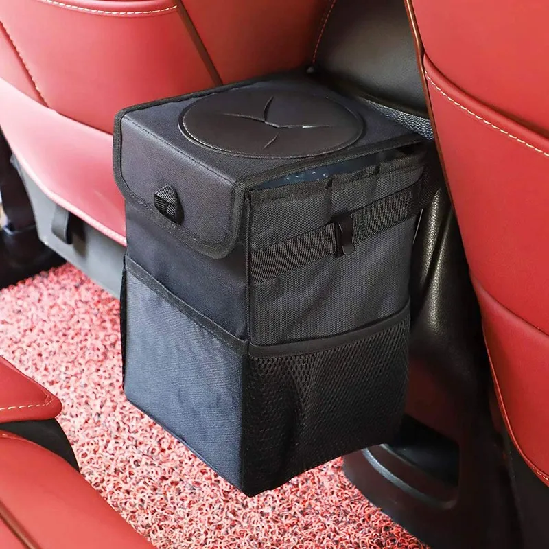 Car Trash Bag Garbage Can Organizer Portable Trash Can with Lid and Storage Pockets Leak-Proof Inside Lining Car Storage Bag
Car Trash Bag Garbage Can Organizer Portable Trash Can with Lid and Storage Pockets Leak-Proof Inside Lining Car Storage Bag