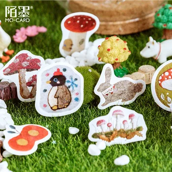 46 pcs /Pack Felt Design Forest Animals Deer Rabbit Adhesive DIY Sticker Stick Label Notebook Album Diary Decor
46 pcs /Pack Felt Design Forest Animals Deer Rabbit Adhesive DIY Sticker Stick Label Notebook Album Diary Decor