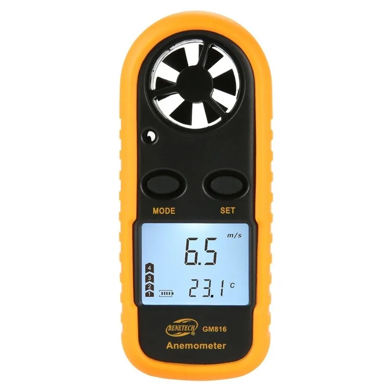 Digital Anemometer 0-30m/s Wind Speed Meter -10 ~ 45C Temperature Tester Anemometro with LCD Backlight Display
Digital Anemometer 0-30m/s Wind Speed Meter -10 ~ 45C Temperature Tester Anemometro with LCD Backlight Display