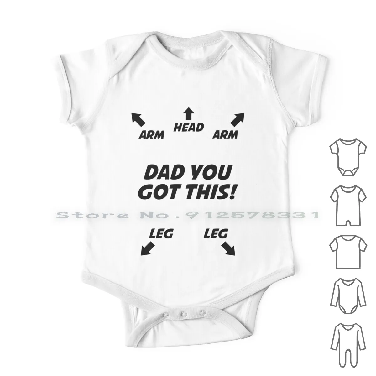 

Dad You Got This-Funny Newborn Outfit Cute Baby Cothes Newborn Baby Clothes Rompers Cotton Jumpsuits Newborns Newborn Baby