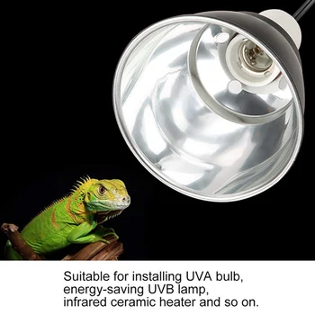 Snake Heating Lamp Fixed Clip Protective Cover Light Shade Practical UVA UVB Pet Lizard Dome Anti Scald Turtle Reptile Habitat
Snake Heating Lamp Fixed Clip Protective Cover Light Shade Practical UVA UVB Pet Lizard Dome Anti Scald Turtle Reptile Habitat