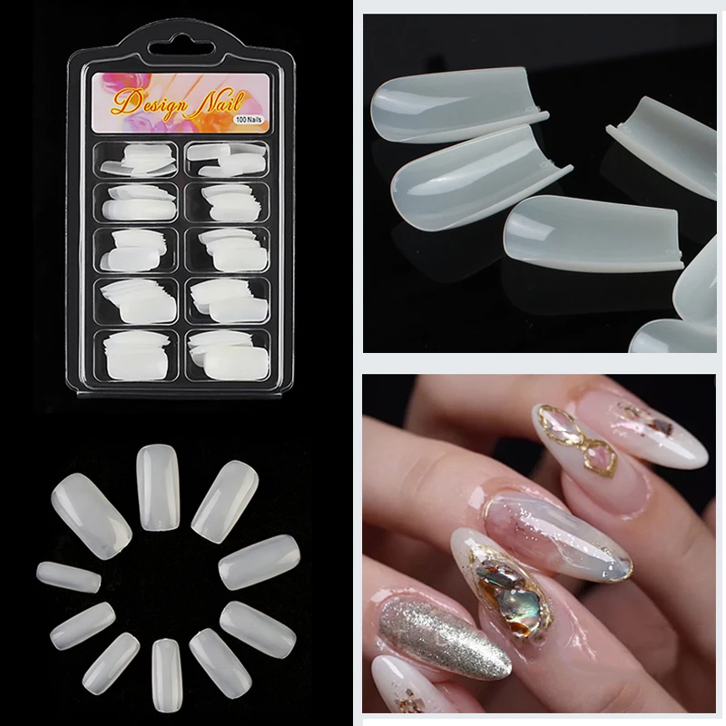 100pcs Fake Nail Tips Acrylic DIY Manicure Tool Building Forms Finger Extension False Nail Art UV Gel Extend Nail Extension Tips
100pcs Fake Nail Tips Acrylic DIY Manicure Tool Building Forms Finger Extension False Nail Art UV Gel Extend Nail Extension Tips
