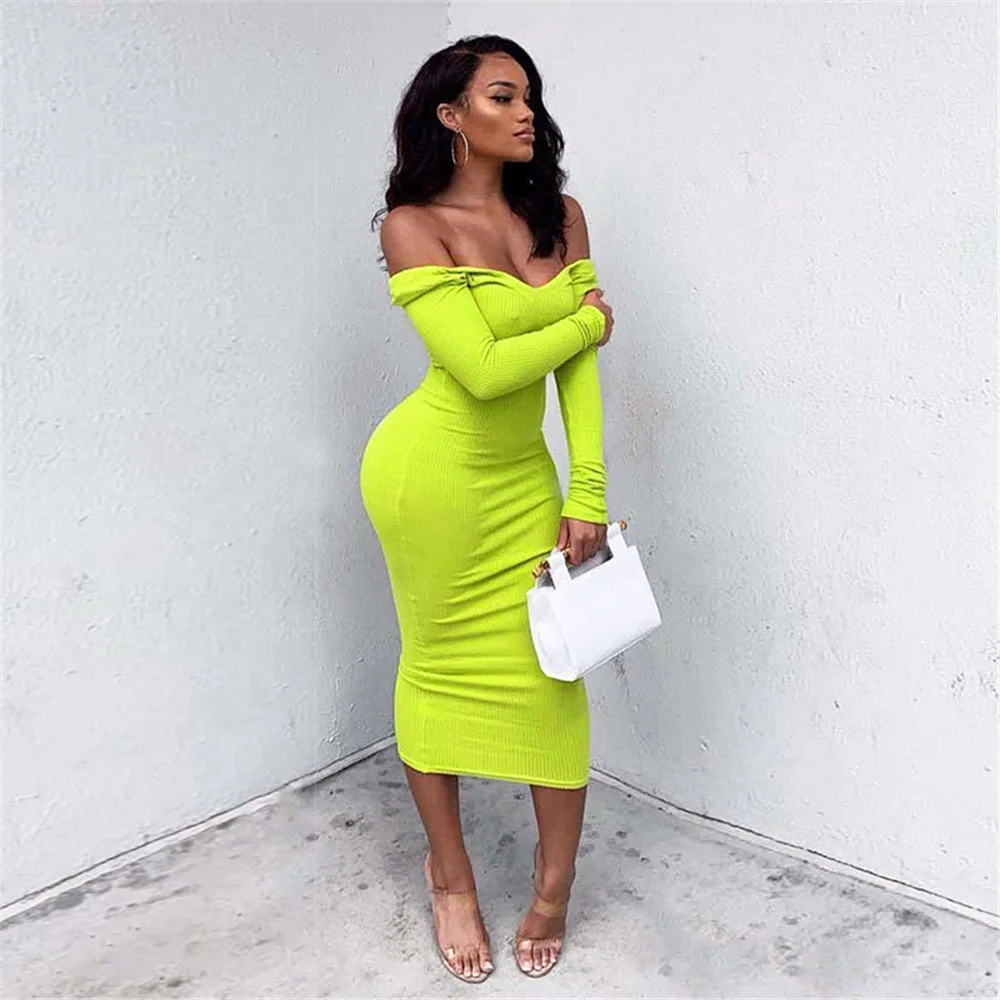 V Neck Knitted Dresses for Women Winter Long Sleeve Skinny Female Vestido Fashion Ladies Sexy Robe 
V Neck Knitted Dresses for Women Winter Long Sleeve Skinny Female Vestido Fashion Ladies Sexy Robe