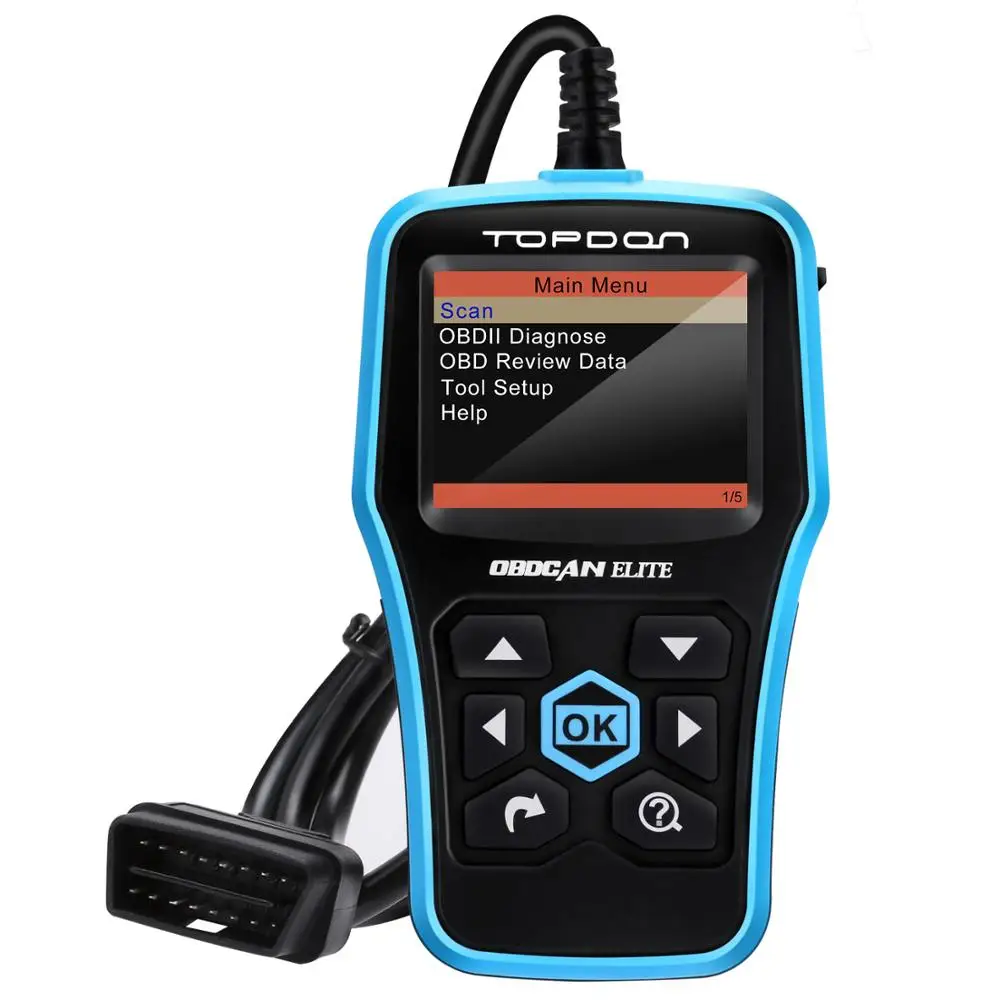 TOPDON OBDCAN ELITE Universal EOBD/OBD2 Full function ABS/SRS Code Readers OBD 2 Auto Scanner OBDII Car Check Diagnostic Tool
TOPDON OBDCAN ELITE Universal EOBD/OBD2 Full function ABS/SRS Code Readers OBD 2 Auto Scanner OBDII Car Check Diagnostic Tool