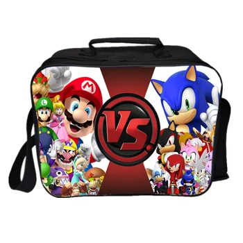 Students Mario VS Sonic Lunch Bag Portable Insulated Thermal Food Picnic Pouch Kids Cartoon Anime Lunch Box Children Gifts
Students Mario VS Sonic Lunch Bag Portable Insulated Thermal Food Picnic Pouch Kids Cartoon Anime Lunch Box Children Gifts