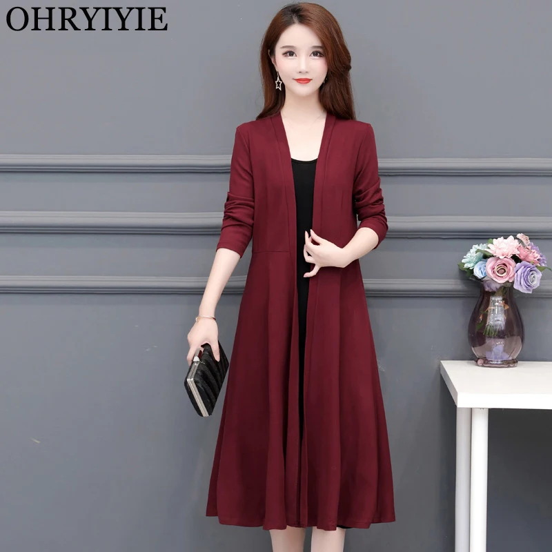 OHRYIYIE Plus Size 5XL Wine Red Long Cardigan Sweater Women 2020 New Spring Autumn Casual Thick Knitted Sweater Female Coat Tops
OHRYIYIE Plus Size 5XL Wine Red Long Cardigan Sweater Women 2020 New Spring Autumn Casual Thick Knitted Sweater Female Coat Tops