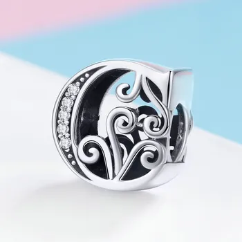 Qikaola 100% 925 Sterling Silver Letter Alphabet C Charm Name Bead Fit Original Bracelets Pendant Jewelry Making 030C
Qikaola 100% 925 Sterling Silver Letter Alphabet C Charm Name Bead Fit Original Bracelets Pendant Jewelry Making 030C