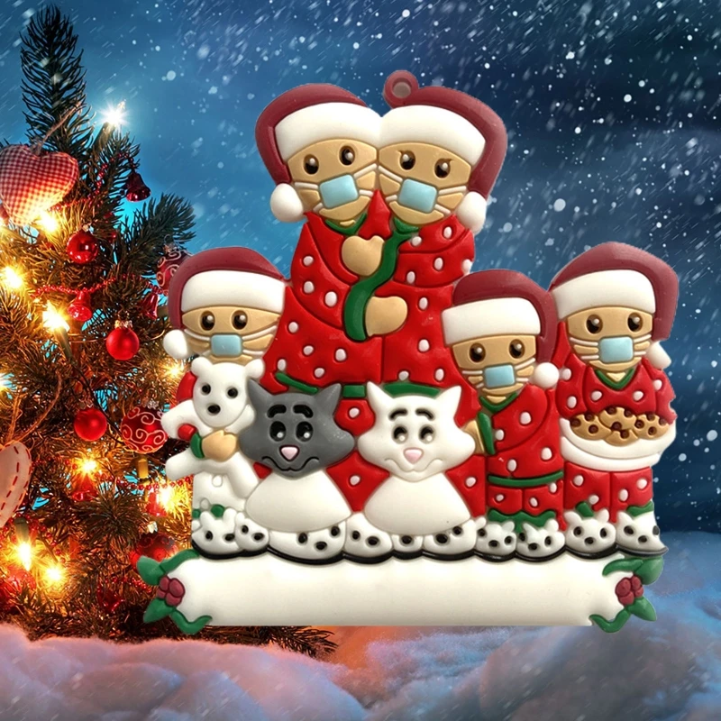 2020 Christmas Tree Decoration Santa Claus with Mask DIY Family Name Personalized Hanging Pendant Ornament Gift Home Accessories
2020 Christmas Tree Decoration Santa Claus with Mask DIY Family Name Personalized Hanging Pendant Ornament Gift Home Accessories