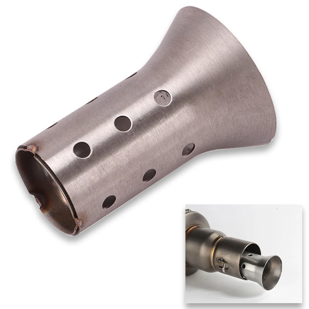 51mm Universal Motorcycle Exhaust Silencer Noise Sound Eliminator Escape Moto Muffler Modified With DB Killer Catalyst Delete
51mm Universal Motorcycle Exhaust Silencer Noise Sound Eliminator Escape Moto Muffler Modified With DB Killer Catalyst Delete
