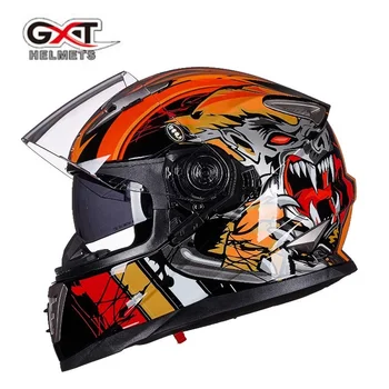 2019 winter New Knight Safety Protection GXT Full Face Motorcycle Helmet Double Lens Motorbikie Helmets made of ABS PC Visor
2019 winter New Knight Safety Protection GXT Full Face Motorcycle Helmet Double Lens Motorbikie Helmets made of ABS PC Visor
