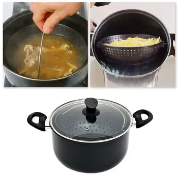 2-in-1 Cooking Pot with a Built in Strainer Food Stays Drains Swivel Vegetables Water Pot in out Drain Pasta For Kitchen Po D5H1
2-in-1 Cooking Pot with a Built in Strainer Food Stays Drains Swivel Vegetables Water Pot in out Drain Pasta For Kitchen Po D5H1