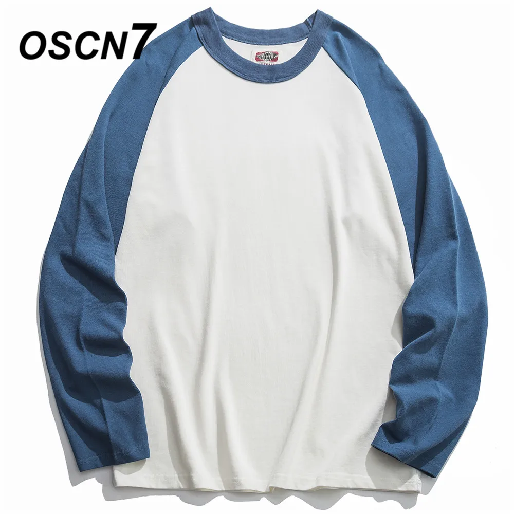 OSCN7 Splice Men's Long Sleeve T-Shirts 2019 Fall Solid Colour Tshirts Men Hip Hop Casual Women Top Tee Streetwear 9322 
OSCN7 Splice Men's Long Sleeve T-Shirts 2019 Fall Solid Colour Tshirts Men Hip Hop Casual Women Top Tee Streetwear 9322