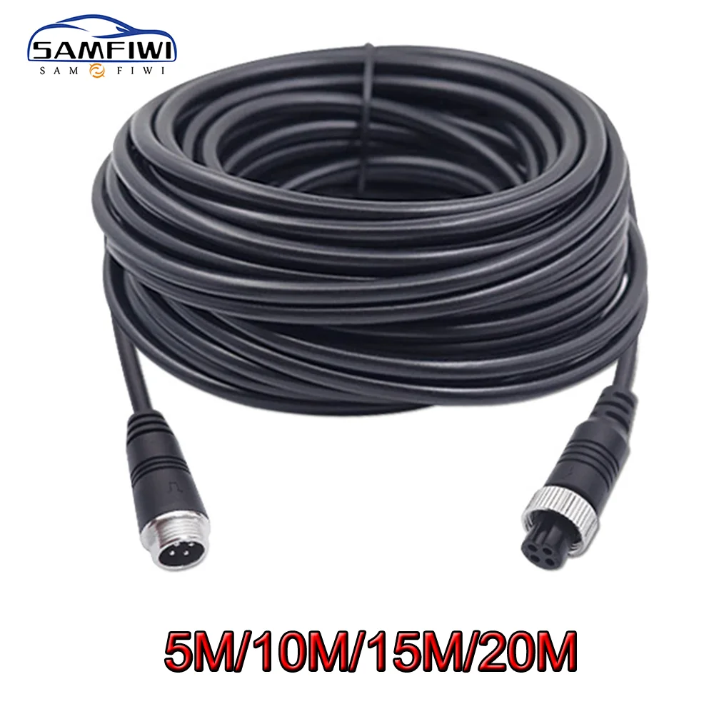 5M/10M/15M/20M 4 pin aviation vehicle cctv camera waterproof extension cable 4-Pin Aviation Video Cable
5M/10M/15M/20M 4 pin aviation vehicle cctv camera waterproof extension cable 4-Pin Aviation Video Cable