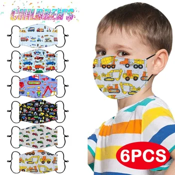 6PCs Children's Cloth Face Shield Breathable Face Shield Face Mask Windproof Washable Mouth Mask Reusable mondmaskers
6PCs Children's Cloth Face Shield Breathable Face Shield Face Mask Windproof Washable Mouth Mask Reusable mondmaskers