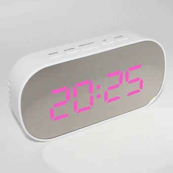 LED Digital Alarm Clock Battery Operated Mirror Surface Multifunctional Night Mode-Can Be Clearly Seen Suitable For Home Bedroom
LED Digital Alarm Clock Battery Operated Mirror Surface Multifunctional Night Mode-Can Be Clearly Seen Suitable For Home Bedroom