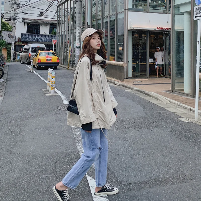 Short-height Trench Coat Women's 2019 Autumn New Style Reversible BF Tooling Jacket Drawstring Slimming waitmore Coat
Short-height Trench Coat Women's 2019 Autumn New Style Reversible BF Tooling Jacket Drawstring Slimming waitmore Coat