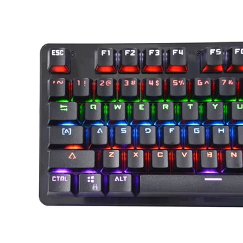 Free Bursh 87Key Mechanical Keyboard Russian English RGB Lighting Mechanical Gaming Keyboard Wired USB Green Axis Mechanical
Free Bursh 87Key Mechanical Keyboard Russian English RGB Lighting Mechanical Gaming Keyboard Wired USB Green Axis Mechanical