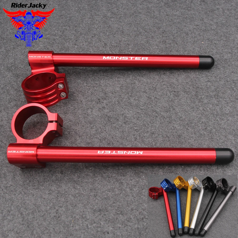 Motorcycle 7/8" 22MM Clip On Adjustable Handlebar Fork Clamp For Ducati Monster 695 2007-2008 Monster 696 2008-2014 11 2012 2013 
Motorcycle 7/8" 22MM Clip On Adjustable Handlebar Fork Clamp For Ducati Monster 695 2007-2008 Monster 696 2008-2014 11 2012 2013