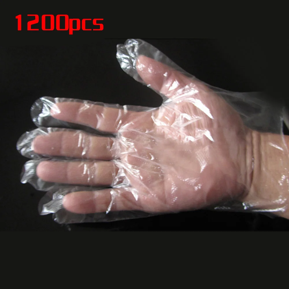 1200PCS Clear Disposable Gloves Protective PE Healty Plastic Food Cleaning Home Catering For Left And Right Hand
1200PCS Clear Disposable Gloves Protective PE Healty Plastic Food Cleaning Home Catering For Left And Right Hand