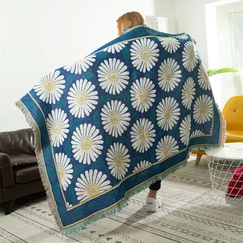Country Style Floral Jacquard Woven Blanket Bedspread Picnic Mat Beach Towel Chair Sofa Cover Decor Home Throw Blanket
Country Style Floral Jacquard Woven Blanket Bedspread Picnic Mat Beach Towel Chair Sofa Cover Decor Home Throw Blanket