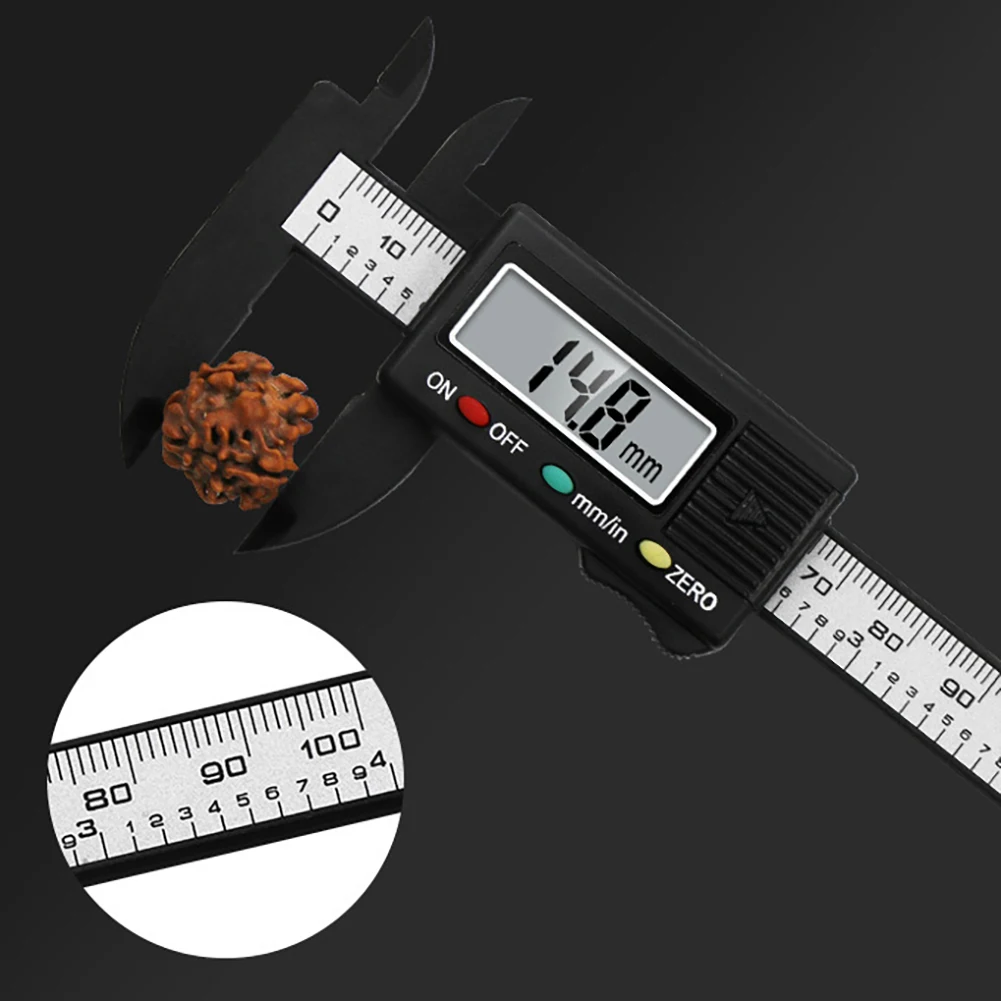 Electronic Digital Display Caliper 100mm MM / Inch High Precision LCD Vernier Caliper Gauge Measure Micrometer Measuring Tool 
Electronic Digital Display Caliper 100mm MM / Inch High Precision LCD Vernier Caliper Gauge Measure Micrometer Measuring Tool