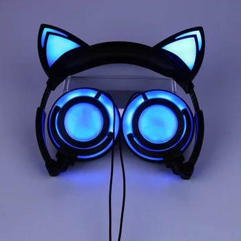 Glowing Cat Ear Headset Laptop Wired Headset With Mirophone Portable Audio And Video Device
Glowing Cat Ear Headset Laptop Wired Headset With Mirophone Portable Audio And Video Device