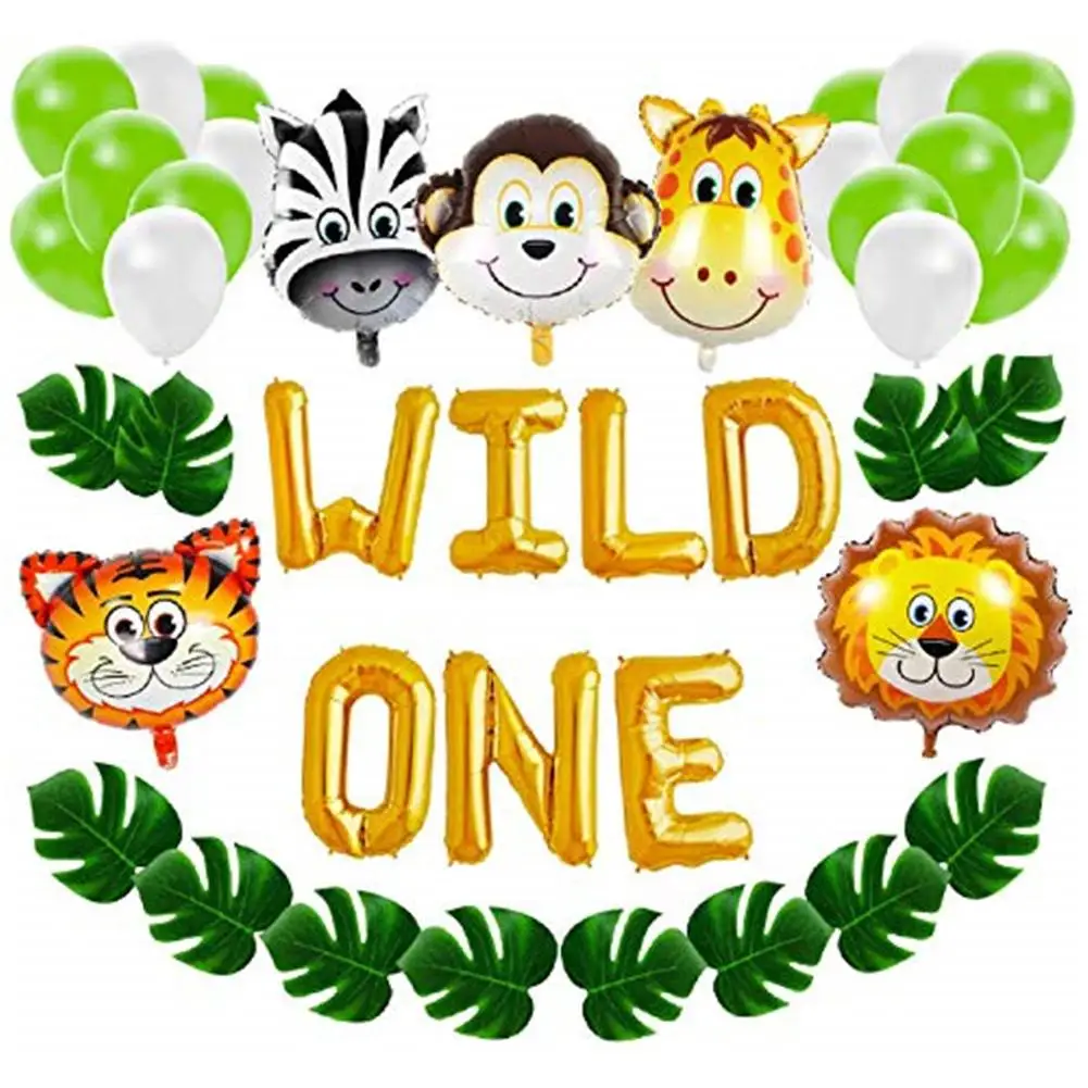 Baby Party Balloon Decoration Set WILD ONE Inflatable Little First Birthday Balloon Decor Kit Boy Girl Theme Party Banner
Baby Party Balloon Decoration Set WILD ONE Inflatable Little First Birthday Balloon Decor Kit Boy Girl Theme Party Banner