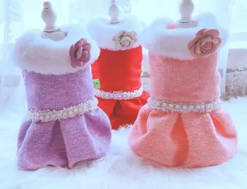 Princess Dog Cat Dress Hoodie Rose Pearls Design Pet Puppy Skirt Autumn/Winter Clothes Outfit 5 Sizes 2 Colours
Princess Dog Cat Dress Hoodie Rose Pearls Design Pet Puppy Skirt Autumn/Winter Clothes Outfit 5 Sizes 2 Colours