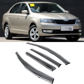 For Skoda Rapid 2013-2017 2016 Car Window Visor Door Rain Sun Shield Side Windows Cover Trim Auto Accessories 4pcs/set 
For Skoda Rapid 2013-2017 2016 Car Window Visor Door Rain Sun Shield Side Windows Cover Trim Auto Accessories 4pcs/set