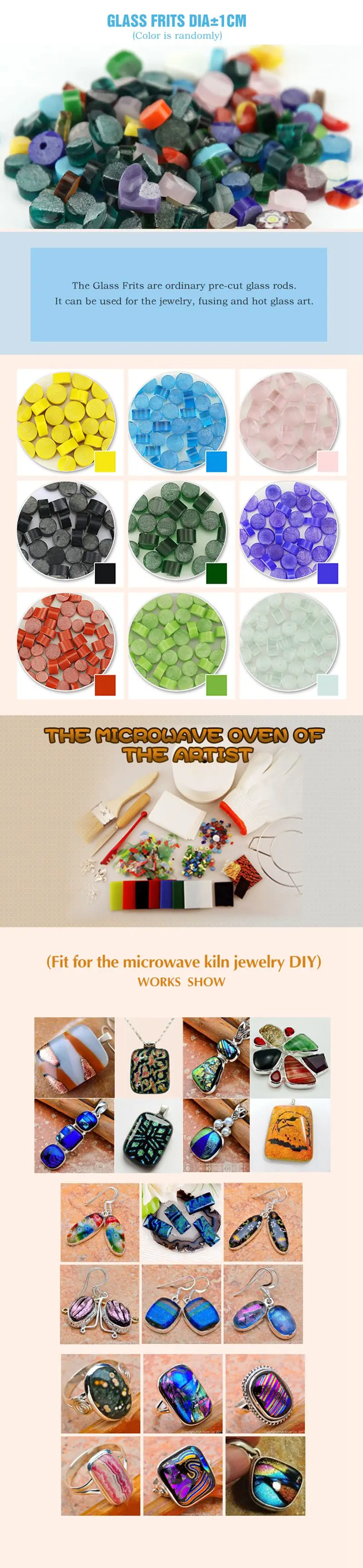 kiln accessories glass frit