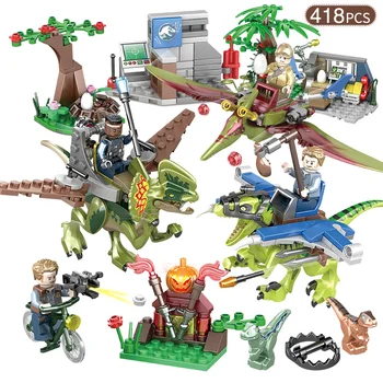418pcs Dinosaur Battle Army Building Blocks Figures Bricks Toys Catch Trap Children's Educational Creative Toys 
418pcs Dinosaur Battle Army Building Blocks Figures Bricks Toys Catch Trap Children's Educational Creative Toys